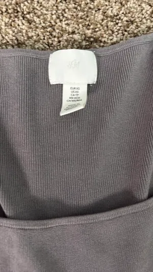 H&M Top Crop long sleeve  thumbnail 2