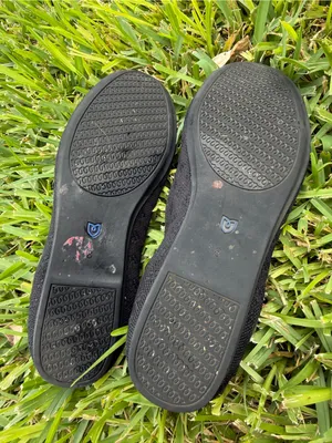Rothy's Shimmer Round Toe Flats Black Slip On Size 8 thumbnail 8