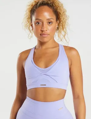 Gymshark Mesh twist sports bra thumbnail 1