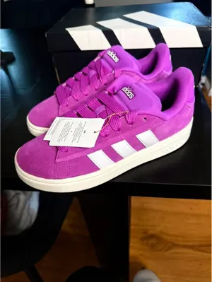 Adidas Grand Court Alpha Magenta Suede Sneakers Women’s 7.5 NWT thumbnail 2