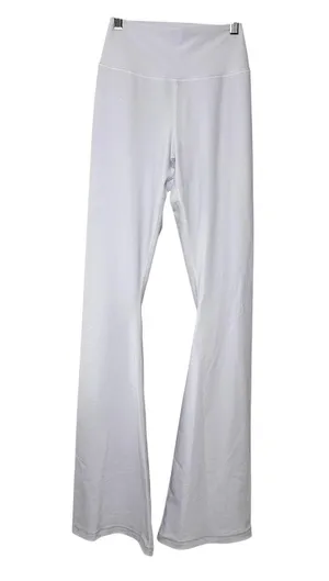 MiniBeast Women’s Flare Yoga Pants Size M White‎ High Waist Stretch Activewear thumbnail 2