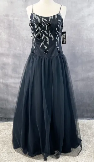 Night Way Collections Gown Dress Womens 6 Whimsigoth‎ Fairy Grunge Coquette Gala thumbnail 1