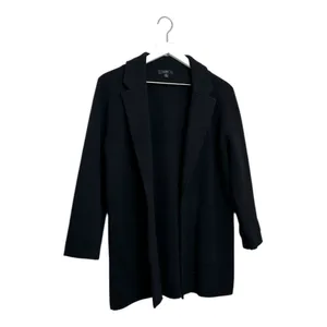 J. Crew Black Sophie Open-Front Sweater-Blaze Size Small thumbnail 4
