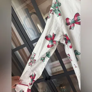 Disney Parks Pajamas shirt Christmas Holiday Retro Mickey Bows long holidays thumbnail 5