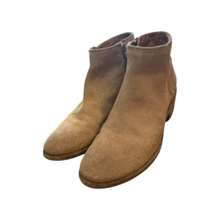 Frye Womens Booties Size 6 Tan Leather Side Zip Boots thumbnail 3