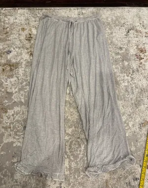 Gap Gray Striped PJ/lounge pants thumbnail 1