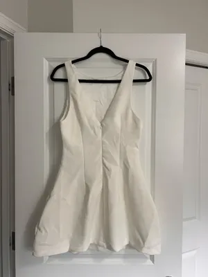New Showpo Freddie Mini Dress Boat Neck Fit & Flare Dress Size Medium MSRP $129 thumbnail 8