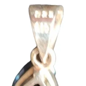 Sterling Silver With Blue Teardrop Blue Topaz Marked 925 thumbnail 5