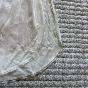 Vassarette white lace slip maxi skirt thumbnail 3