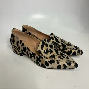 Cole‎ Haan Vivianne pointed toe loafer animal print women’s size 7.5 thumbnail 2