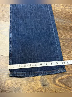 Vintage Y2K American Eagle AE Hipster Jeans Womens 14 Low Rise Flare Boho 2000s thumbnail 2