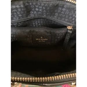 Kate Spade Black Pebbled Leather Satchel Crossbody Bag‎ Gold Hardware PXRU5510 thumbnail 6