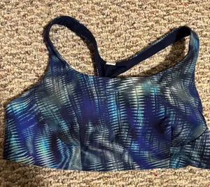 Lululemon Wunder Train Bra *Medium Support, C/D Shapeshifter Flux Blue- Size 12 thumbnail 1