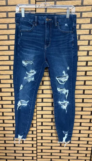 American Eagle Curvy Hi-Rise Jeggings Size 6‎ Short thumbnail 1