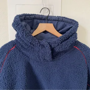 NWT Free People FP Movement Free Flow Fleece Pullover in Midnight Navy Blue thumbnail 6