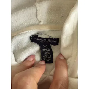 Vintage american eagle white hoodie small thumbnail 3