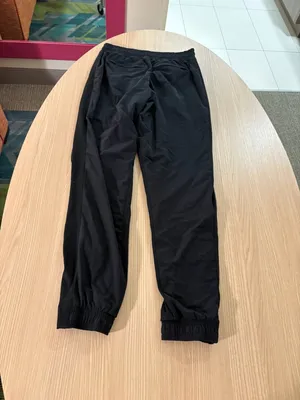 Athleta Brooklyn Lined Jogger Pants 0 Solid Black Elastic Waist Pockets Neutral thumbnail 3
