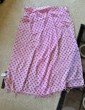 Chaudry KC Pink Star Print Scarf - Lightweight Scarf NWT thumbnail 1