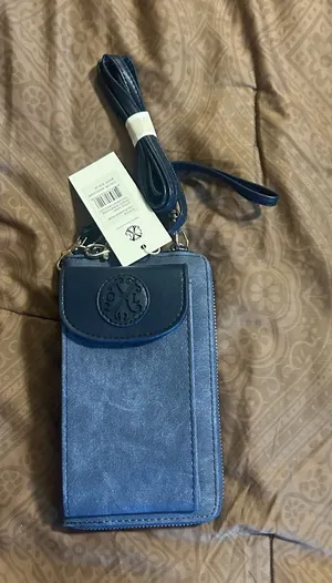 Christian Lacroix Indigo Denim Phone Crossbody Wristlet thumbnail 1