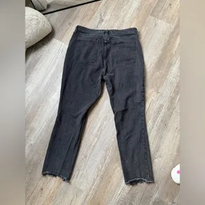 Abercrombie & Fitch The Skinny High Rise Jeans Curve Love Black Gray Size 33 16S thumbnail 5