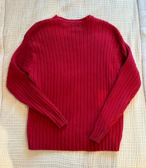 Gap Ribbed Red Sweater thumbnail 2