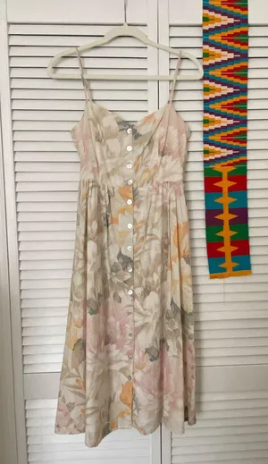 H&M Floral Fit & Flare Dress thumbnail 1
