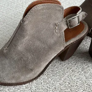 Frye Courtney Ash Suede Peeptoe Sling Booties ⭐️ thumbnail 7