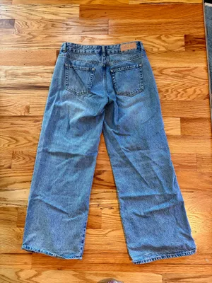 PacSun Casey Low-Rise Baggy Jeans Medium Indigo thumbnail 2