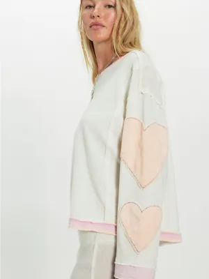 Free People You’re A Star Tee Mint Heart Combo Small thumbnail 3