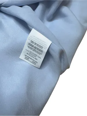 J.Crew Women’s 00 Light Blue Wrap Dress Long Sleeve Tie Waist Cocktail Mini XXS thumbnail 11