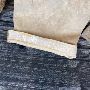100% Suede Leather High Waist Pants From Apostrophe 12 thumbnail 6