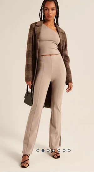 Abercrombie & Fitch Ponte Split Hem Slim Flare Pants S thumbnail 1