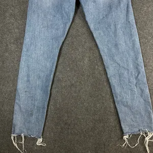 Levis Wedgie Skinny Jeans 28 Medium Wash Distressed Raw Hem High Rise Denim thumbnail 16