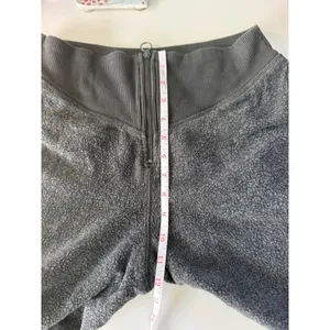 Aerie Charcoal Gray Fleece Zip Front Corset Waist Joggers Sweatpants Medium‎ thumbnail 8