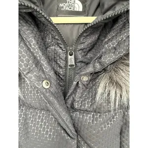 The North Face Hey Mama Parkina Down Parka Women’s S Black Faux Fur Hood thumbnail 4