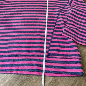 Jcp Pink Blue Striped Long Sleeve Casual Top ~ Cotton Polyester ~ Size XL thumbnail 11