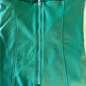 Edikted Elegant Green Strapless Dress thumbnail 3