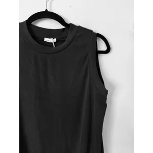 NWT OGL Sandwashed Crew Neck Tank Top Black Size Small thumbnail 4