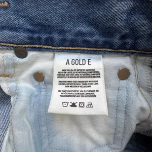 AGOLDE‎ 90s Jean Womens 23 High Rise Straight Leg Distressed Blue Denim Grunge thumbnail 8
