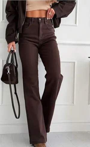 SheIn Brown pants thumbnail 1