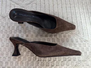 Tony Bianco Juniper Heel in Brown Espresso Suede thumbnail 1