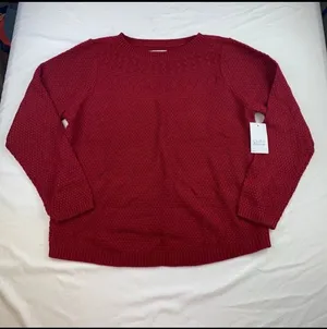 NEW Sweater Red Size L thumbnail 3