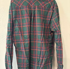 Levi Strauss & Co Green & Red with Yellow Long Sleeve Button Up thumbnail 7