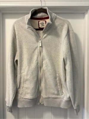 Old Navy Women's Cream Fleece Full-Zip Jacket Size Large thumbnail 1