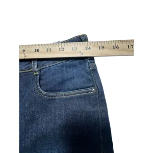 NWT PILCRO Anthropologie 28 Split Hem Straight Leg Jeans Stretch High Rise R11-7 thumbnail 7