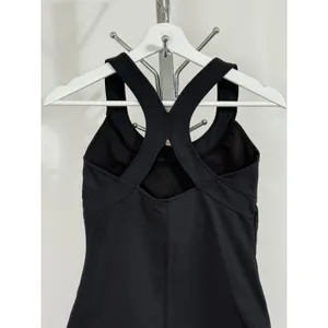 Athleta Women’s Black Tank Top Racerback Cutout Yoga Workout Activewear Size S thumbnail 7