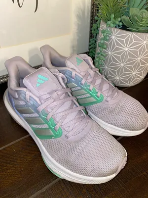 Adidas Ultra Bounce Women's Running Shoes Size 7 Silver Dawn Pulse Mint thumbnail 3