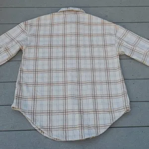 Plaid Flannel Shacket | Plaid Flannel Shirt Jacket Size L thumbnail 12