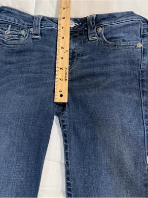 True Religion Slim Straight Medium Wash 5 Picket Jeans. Size 27 thumbnail 7