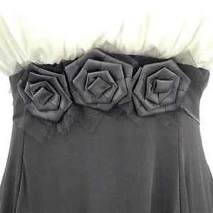 NWT Snap Black and White Sleeveless Prom or Cocktail Dress - Juniors Size 9 thumbnail 3